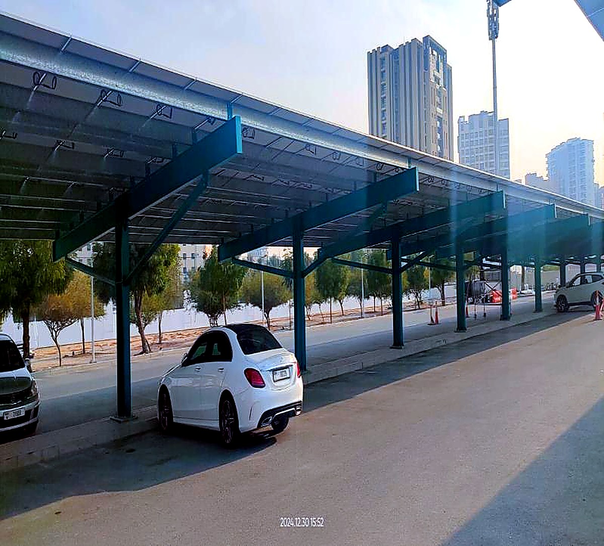 DM Club Al Jaddaf solar carport